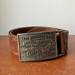 rare vintage Levi's leather belt